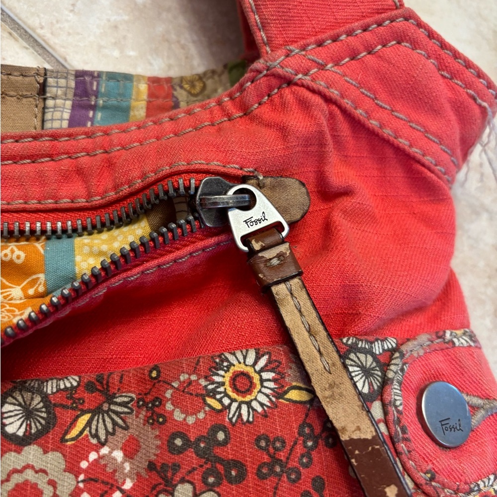 Fossil Red Handbag - Picture 11 of 16
